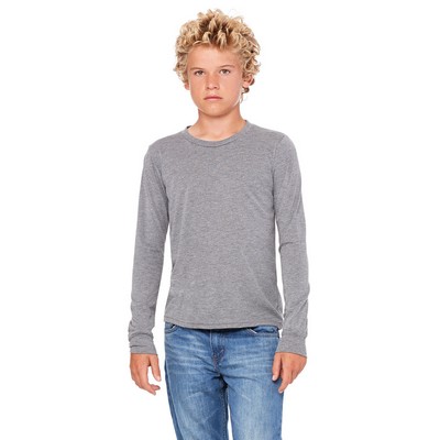 BELLA+CANVAS Youth Triblend Long-Sleeve T-Shirt
